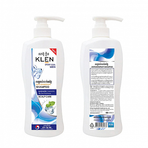 Klen Anti-Dandruff Shampoo Man Buy1 Free1 (Klen-Hair Conditioner 320ml 1 )